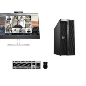 Repasovaný PC set Dell Precision 5820 (Radeon RX Vega 56 8GB) + Monitor HP E24m G4 USB-C Conferencing Monitor - Silver