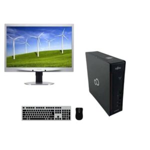 Repasovaný PC set Fujitsu Esprimo Q558 USFF + Monitor Philips 240P4Q 24" - Silver