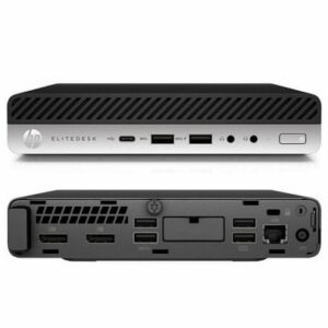 Repasovaný PC set HP EliteDesk 800 G5 DM + 24" Monitor Samsung LF24T450GYU - Bronze